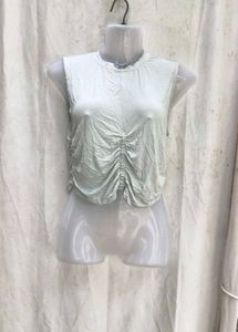 30158. Ruched Front Sleeveless Top