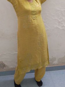 Elegant Yellow Kurta Set