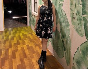 Floral Print Mini Dress