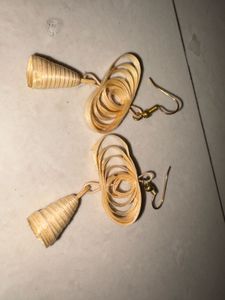 Handmade Bamboo Quilling-style Earrings