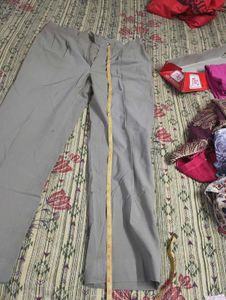 Classic Grey Pleated pent