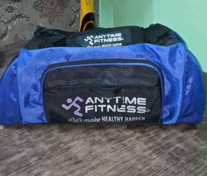 Blue Anytime Fitness Gym Bag