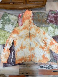 Tie-Dye Zip-Up Hoodie