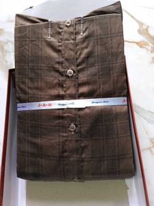 J A M Brown Checkered Shirt