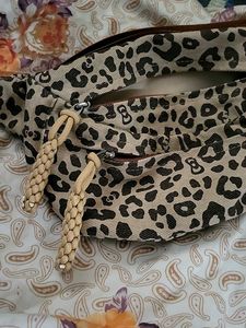 Leopard Print Crossbody Bag