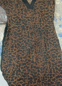 Stylish Leopard Print Kurta with Palazzos