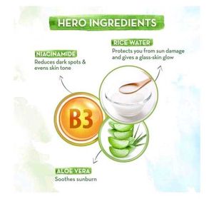 Mamaearth Rice Water Dewy Sunscreen SPF 50 PA++++