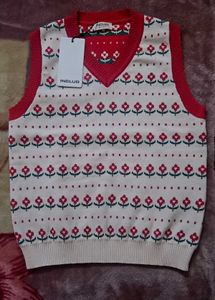 Vintage Floral Sweater Vest