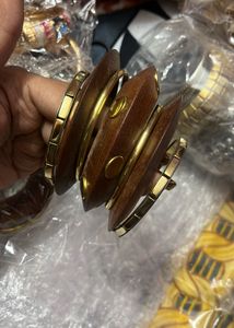 Boho Studded Leather &amp; Metal Bangles