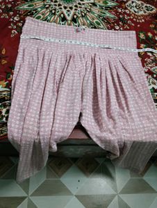 Pink Printed Cotton Kurta shalwar
