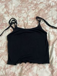 back knot crop top
