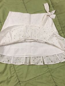 White Broderie Anglaise Wrap skirt ✨✨