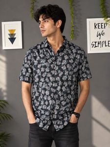 Men's Short Sleeve Patterned Shirt