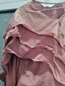 Elegant Rose Pink Palazzo Pants