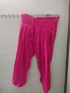 Vibrant Pink Patiala Pants