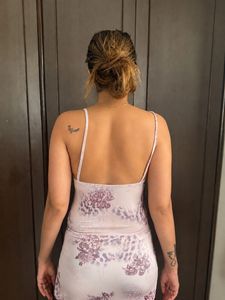 Sheer Floral Maxi Dress