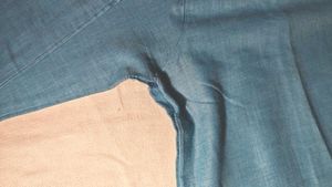 Men's Blue Cotton Kurta