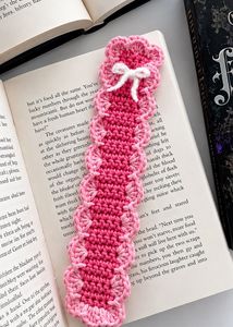 Handmade Crochet Flower Bookmark