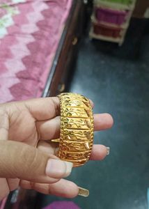Beautiful Golden Bangle with 5 month warranty