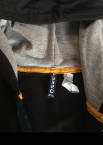 Black zipup Hoodie
