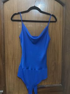 Blue Spaghetti Strap Camisole Top