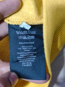 Balenciaga Yellow Hoodie