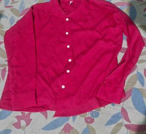 Pink Button-Down Shirt