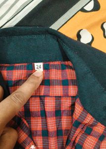 Cute Plaid Lined Jacket
