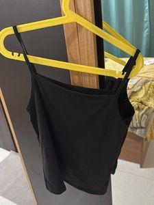 Black Spaghetti Strap Tank Top