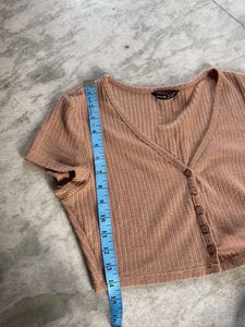 Cute Ribbed Crop Top