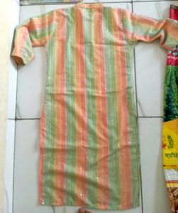 Striped Cotton Kurta