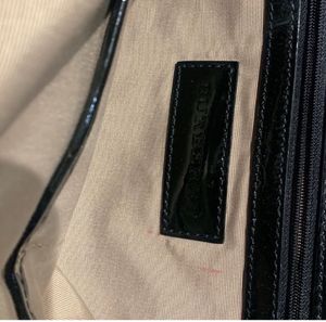 Burberry’s Haymarket Check Tote Patent Leather