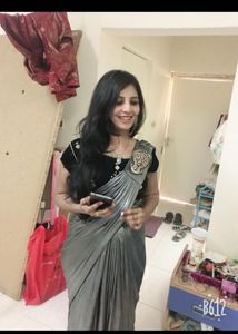 Stunning Silver Saree