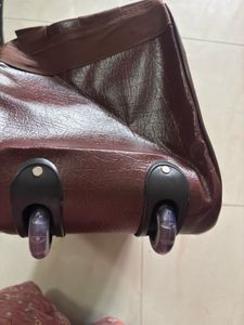 Spacious Brown Travel Duffel Bag