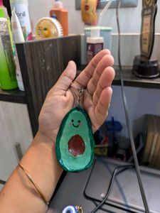 Cute Avocado Keychain