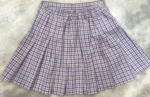 lavender mini skirt