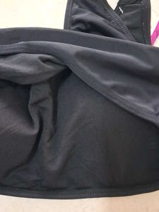 Chic Black One Shoulder Bikini Top