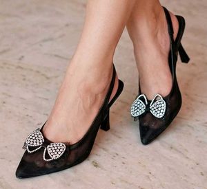 Dressberry Black Embellished heels 👠