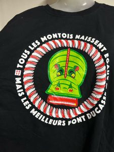 Graphic Print Black T-Shirt