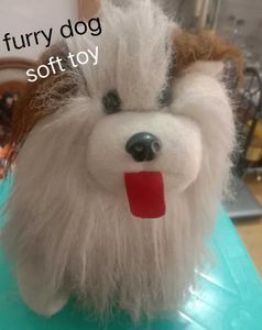 Furry Dog Soft Toy