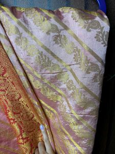 Elegant Golden Saree