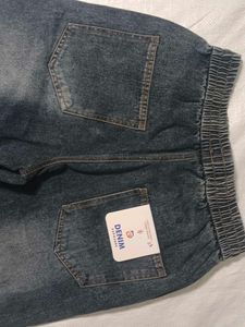 Wide Leg Denim Pants
