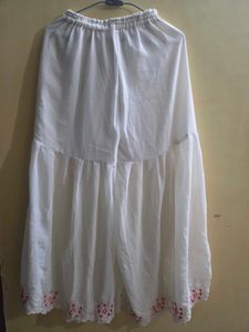 White pallazo suit &amp; dupatta ✨️