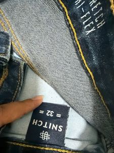Stylish Ripped Blue Jeans
