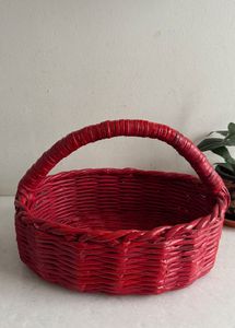 Red Woven Basket