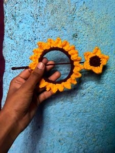 Sunflower hair bun stick 🌻✨