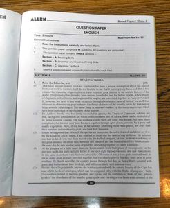 Allen Board Booster Series Class X Handbook