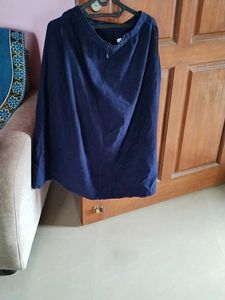 Woolen Skirt With 2 Side Pockets and Zip