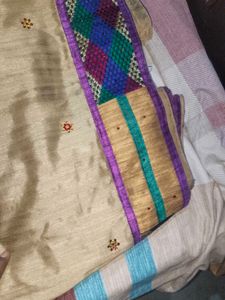 Elegant Embroidered Saree