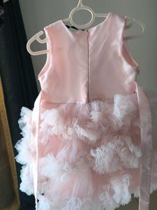 Pink Ruffled Party Dress